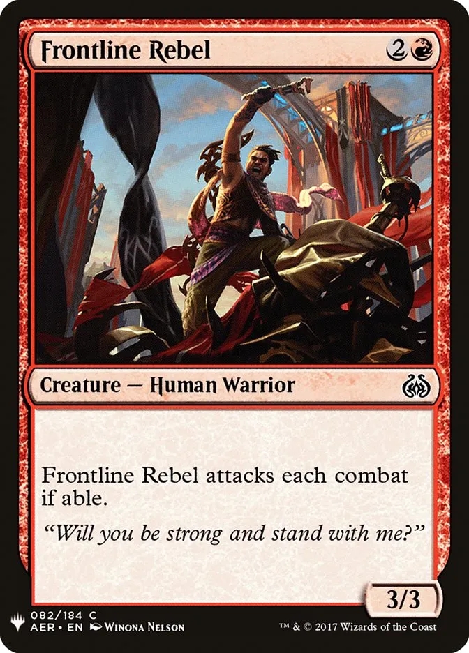 Frontline Rebel Front Face