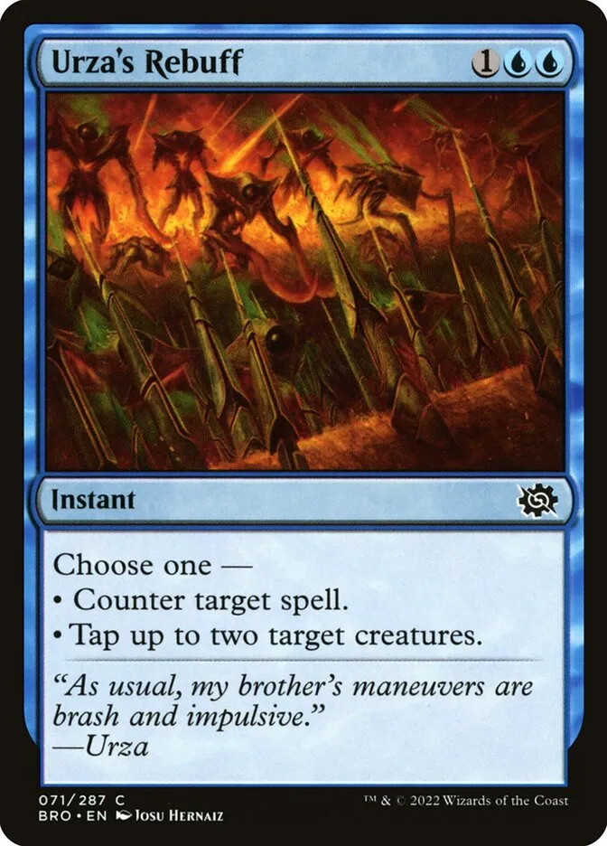Urza's Rebuff Front Face