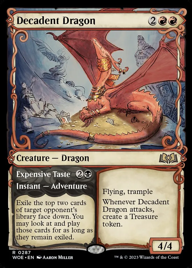 Decadent Dragon // Expensive Taste Front Face
