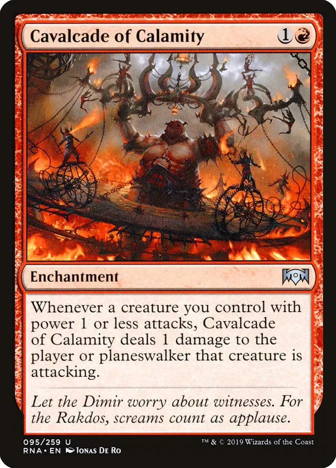 Cavalcade of Calamity Front Face