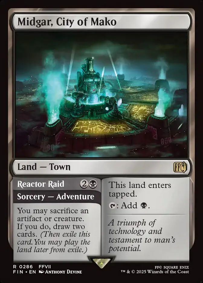 Midgar, City of Mako // Reactor Raid Front Face