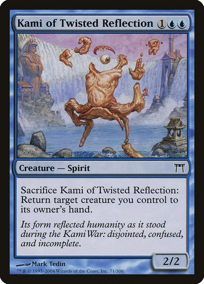 Kami of Twisted Reflection Front Face