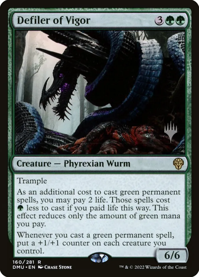 Defiler of Vigor Front Face