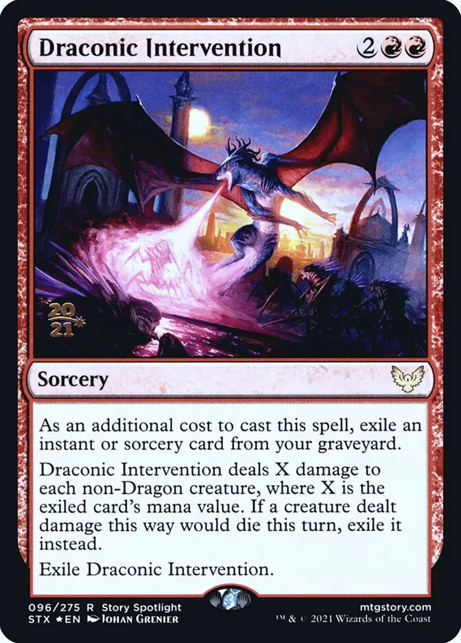 Draconic Intervention Front Face