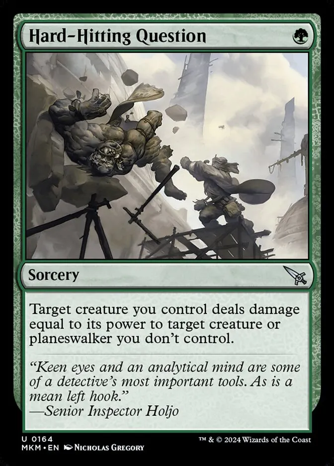 Hard-Hitting Question Front Face