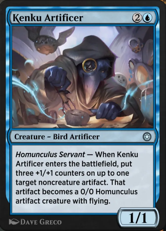 Kenku Artificer Front Face