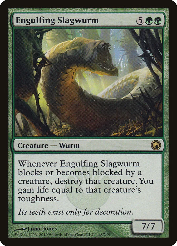 Engulfing Slagwurm Front Face