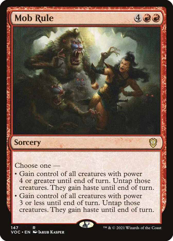 Mob Rule Front Face
