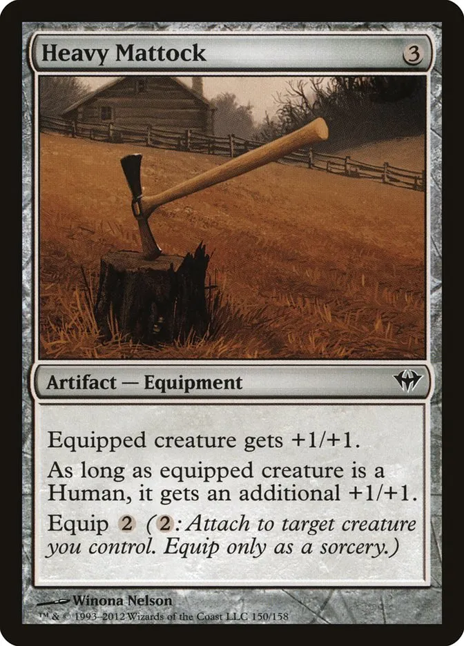 Heavy Mattock Front Face