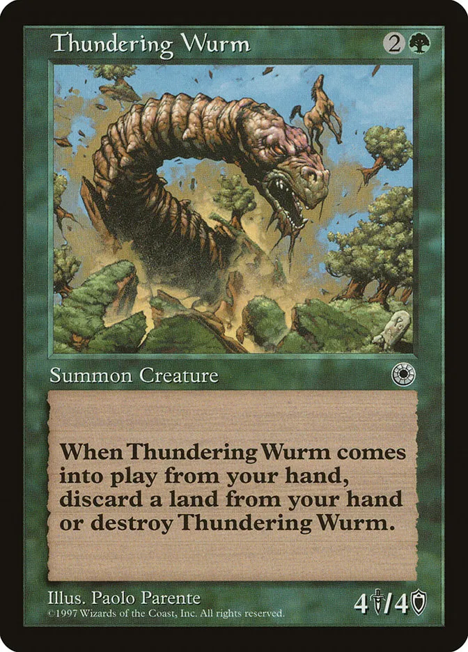 Thundering Wurm Front Face