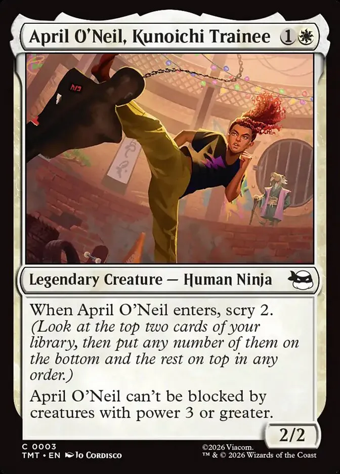 April O'Neil, Kunoichi Trainee Front Face
