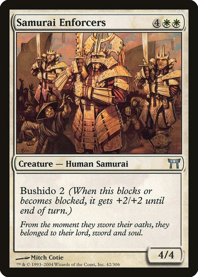 Samurai Enforcers Front Face