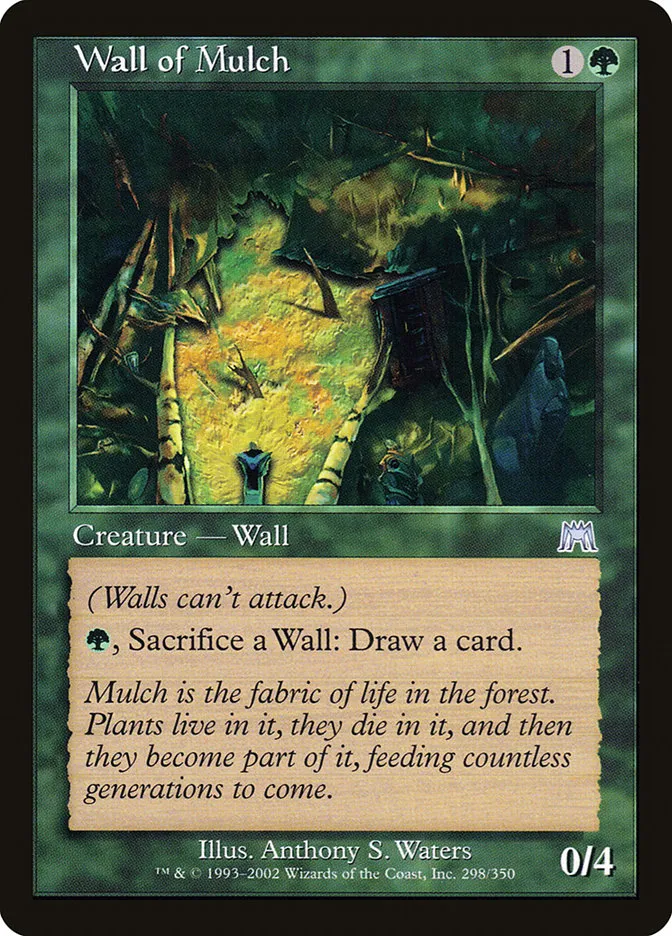Wall of Mulch Front Face