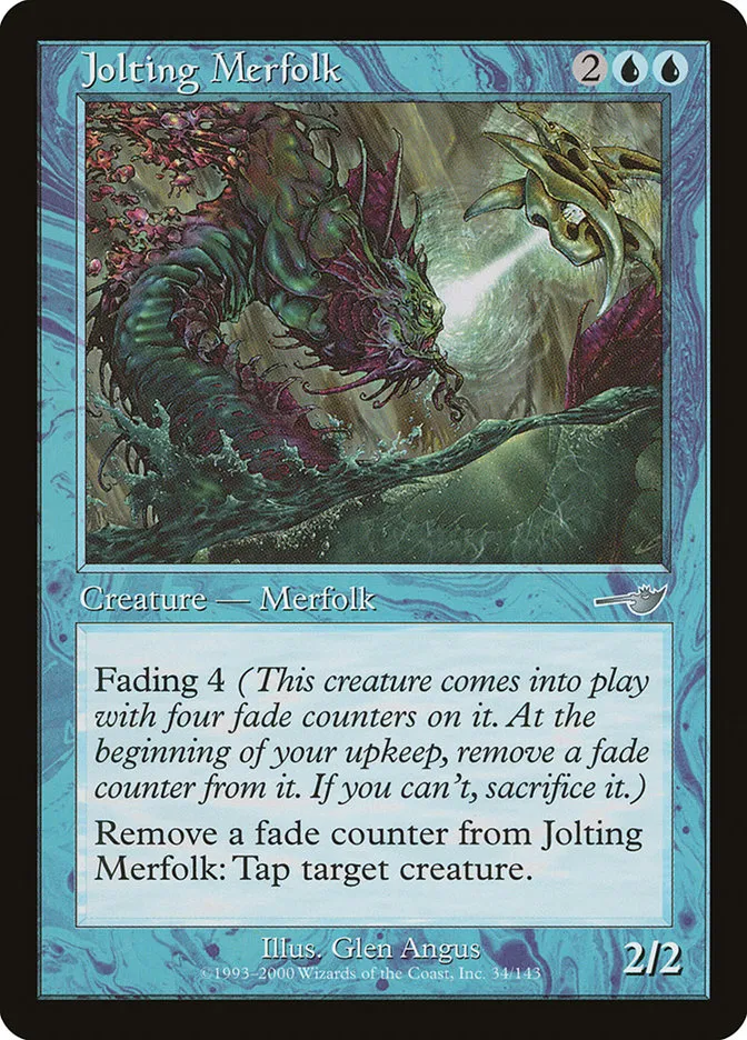 Jolting Merfolk Front Face