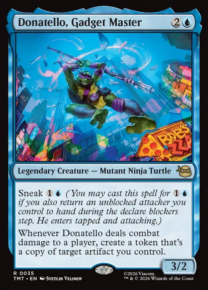 Donatello, Gadget Master Front Face