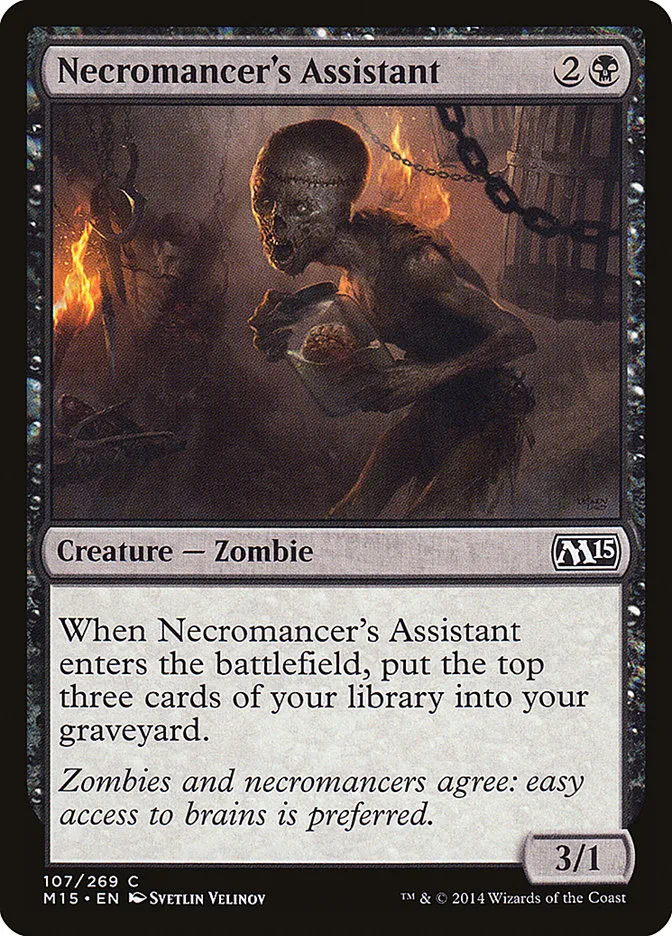 Necromancer's Assistant Front Face