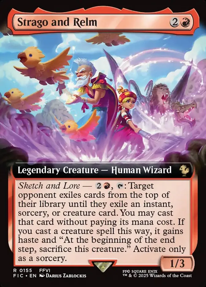 Strago and Relm Front Face