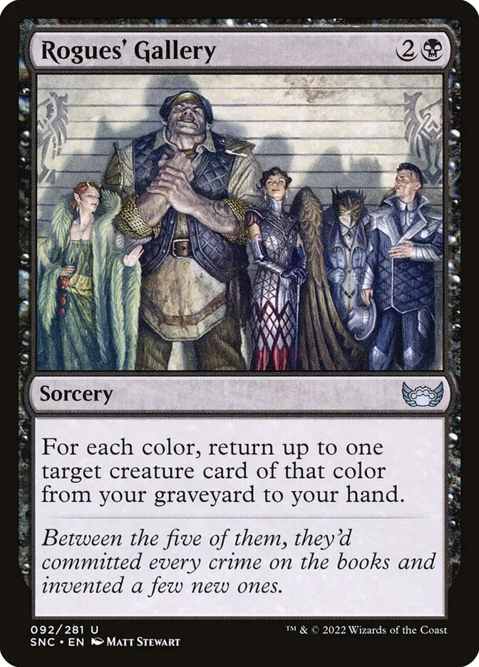 Rogues' Gallery Front Face