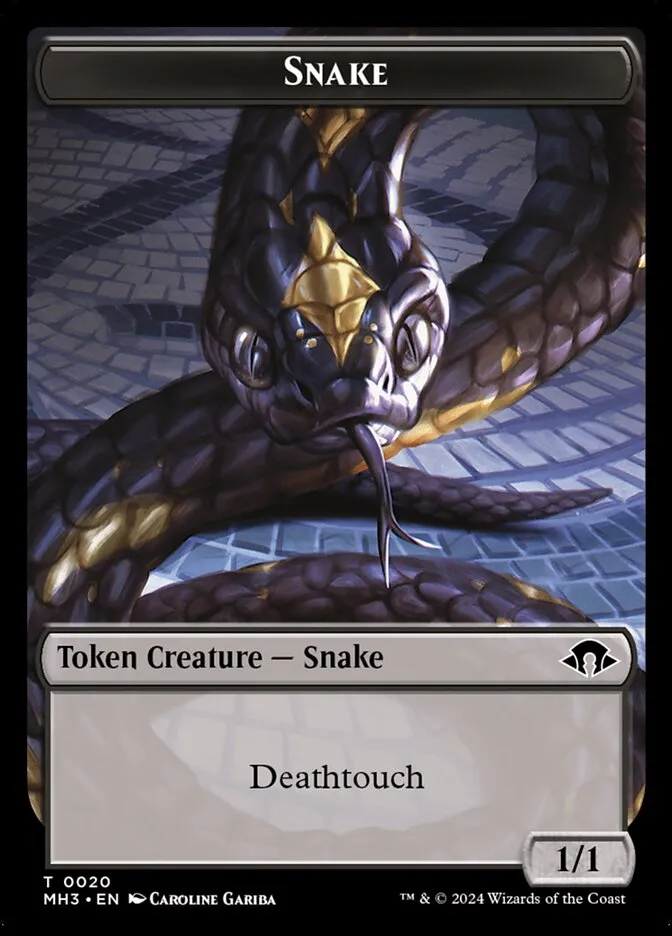Snake Front Face
