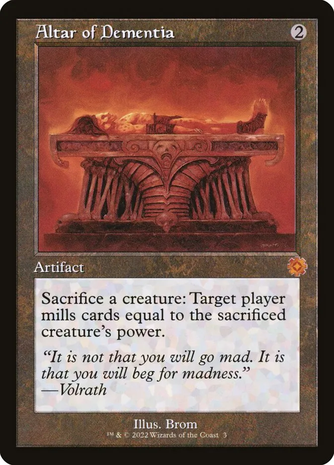 Altar of Dementia Front Face