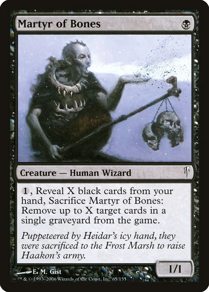 Martyr of Bones Front Face