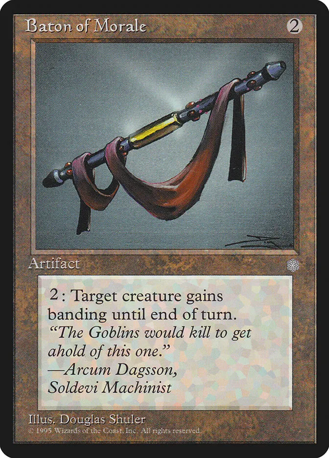 Baton of Morale Front Face