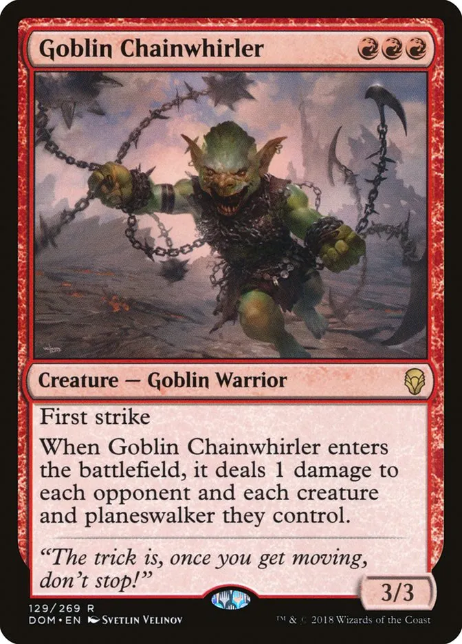 Goblin Chainwhirler Front Face