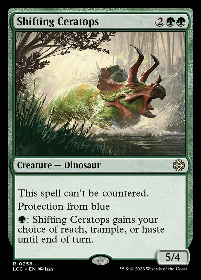 Shifting Ceratops Front Face