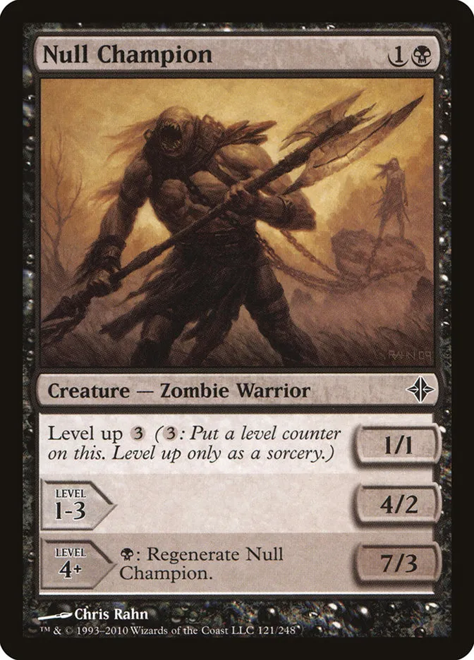 Null Champion Front Face
