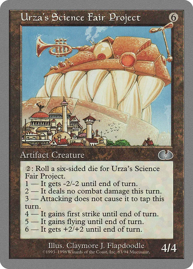 Urza's Science Fair Project Front Face