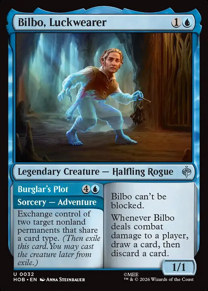 Bilbo, Luckwearer // Burglar's Plot Front Face