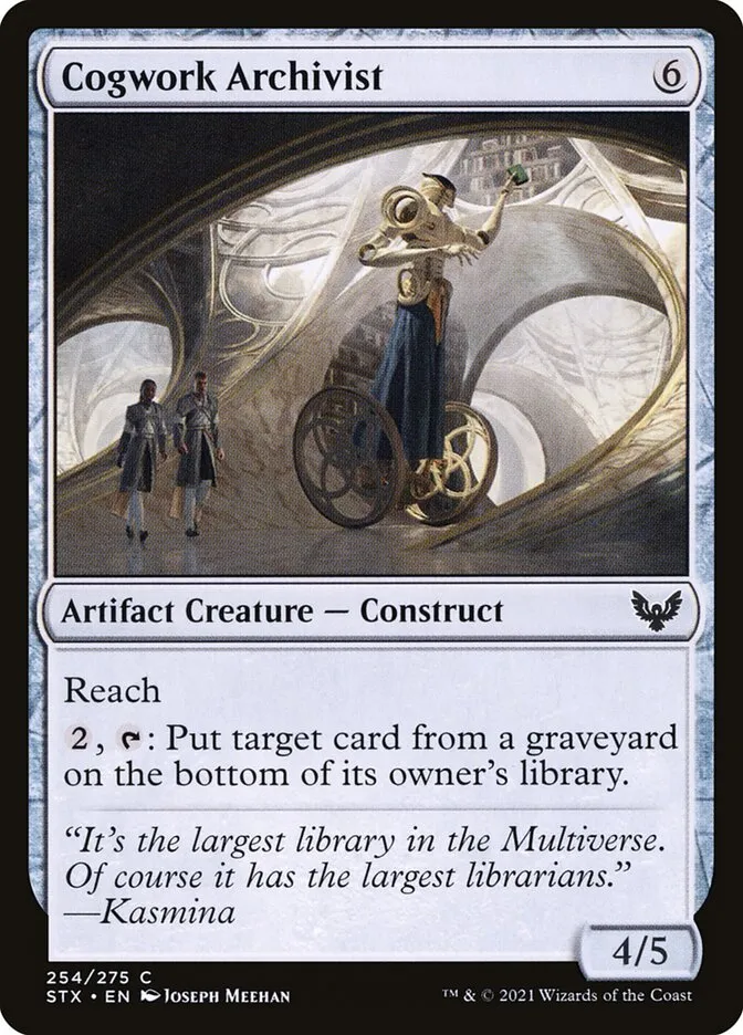 Cogwork Archivist Front Face