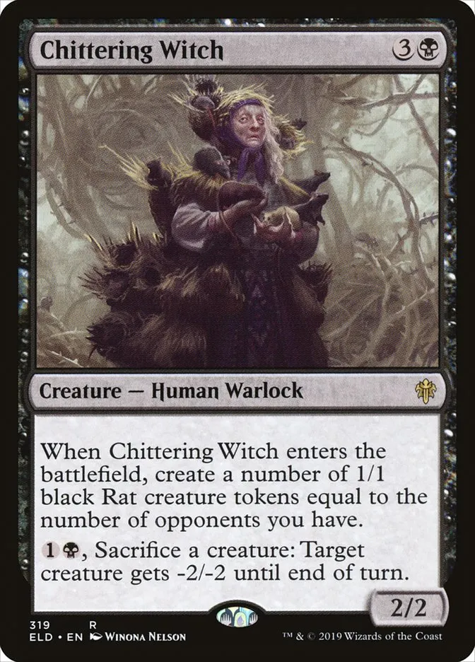 Chittering Witch Front Face