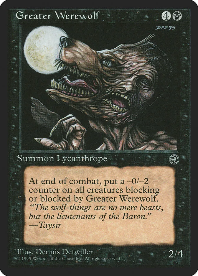 Greater Werewolf Front Face