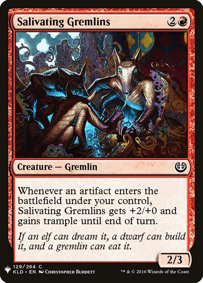 Salivating Gremlins Front Face