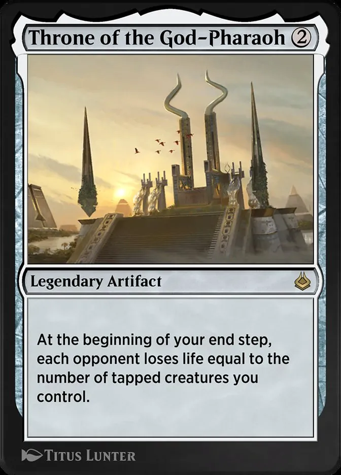 Throne of the God-Pharaoh Front Face