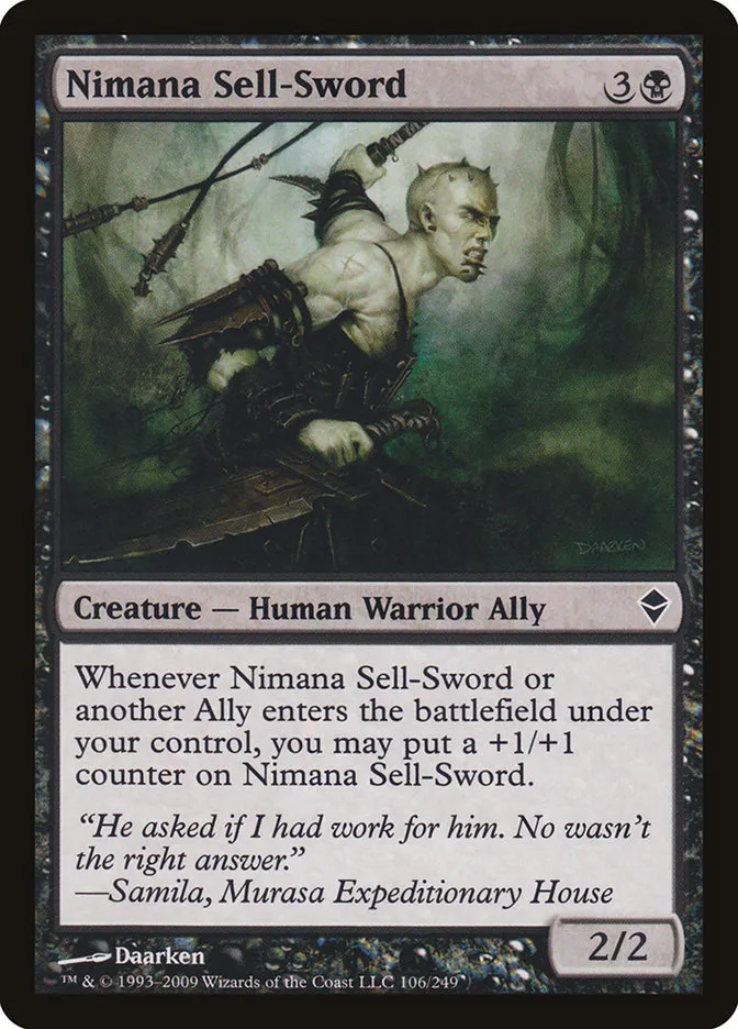 Nimana Sell-Sword Front Face