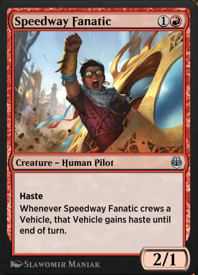 Speedway Fanatic Front Face