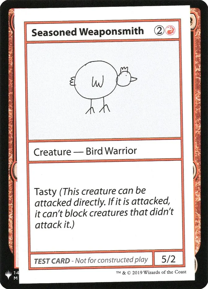 Seasoned Weaponsmith Front Face