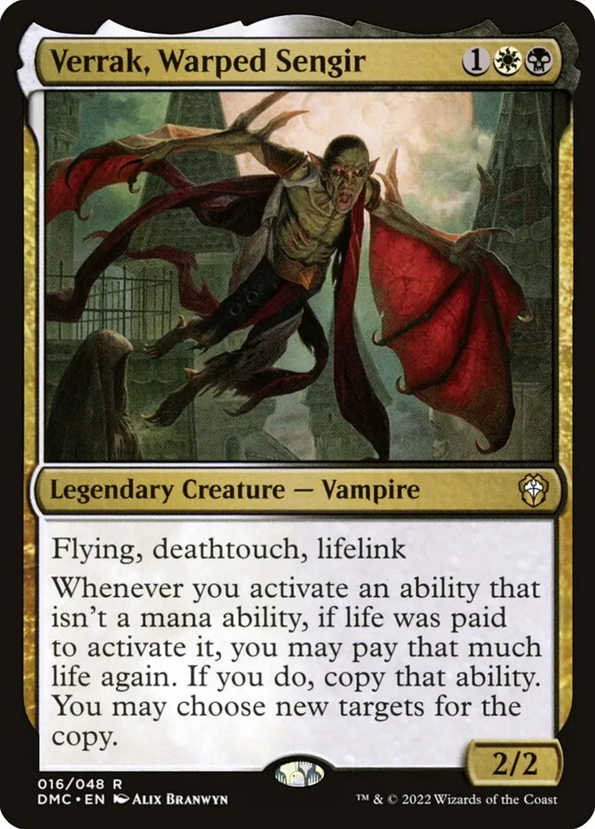 Verrak, Warped Sengir Front Face