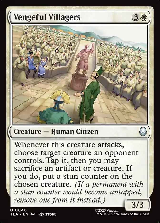 Vengeful Villagers Front Face