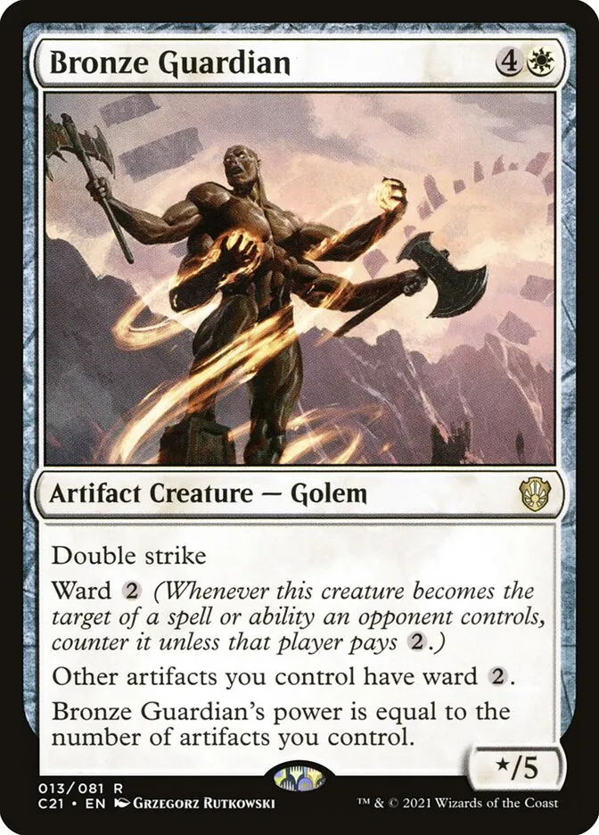 Bronze Guardian Front Face