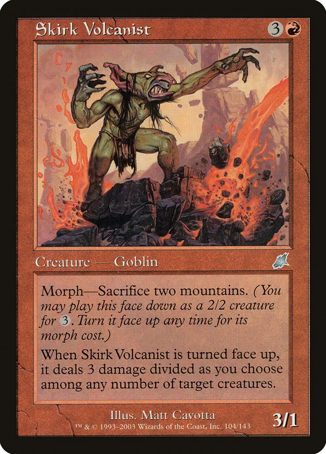 Skirk Volcanist Front Face