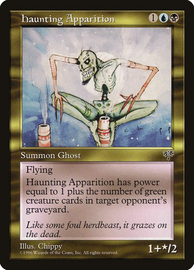Haunting Apparition Front Face