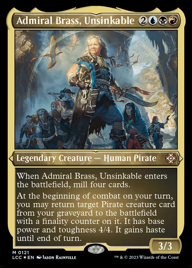 Admiral Brass, Unsinkable Front Face