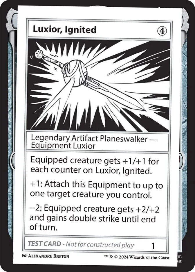 Luxior, Ignited Front Face