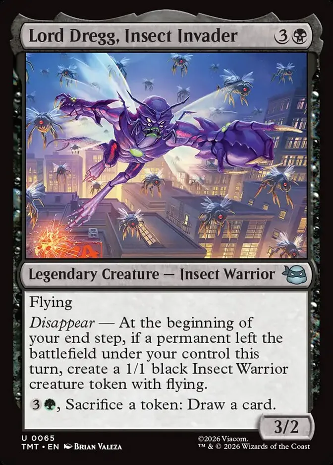 Lord Dregg, Insect Invader Front Face