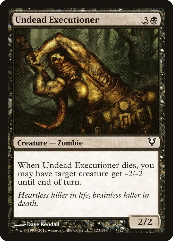 Undead Executioner Front Face