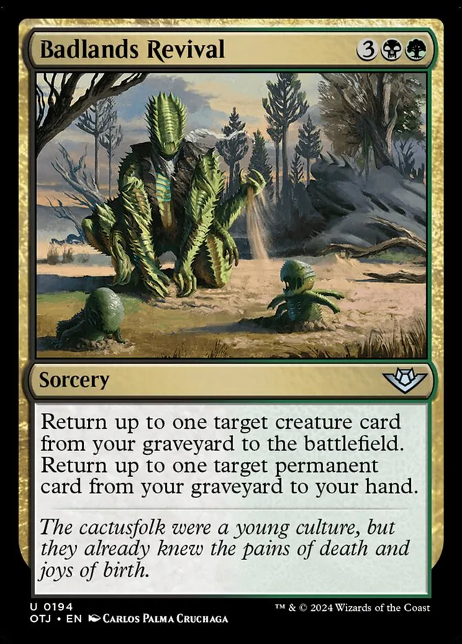 Badlands Revival Front Face