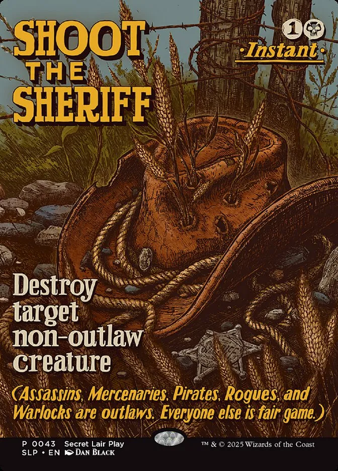 Shoot the Sheriff Front Face